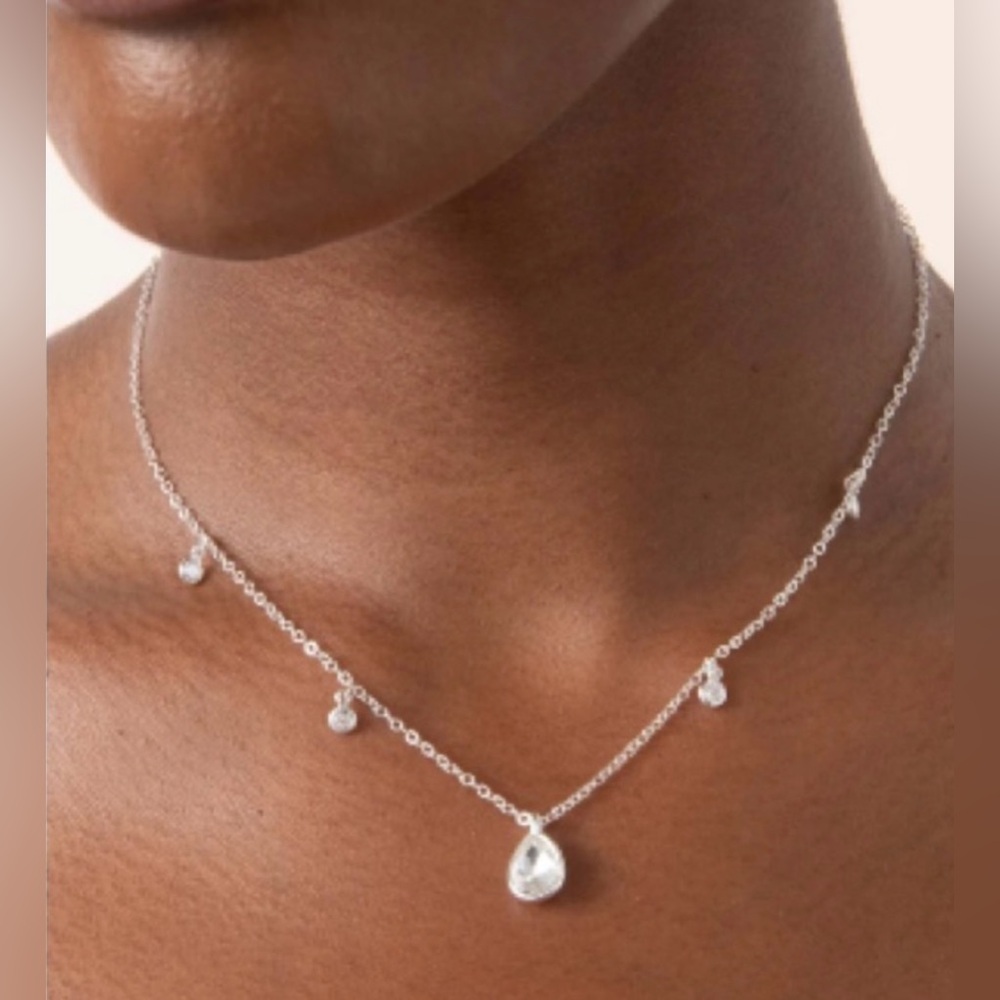 NWT Ettika Dripping Crystals Drop Necklace - GORGEOUS!